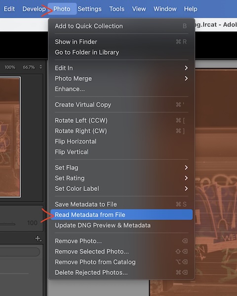 read metadata from file